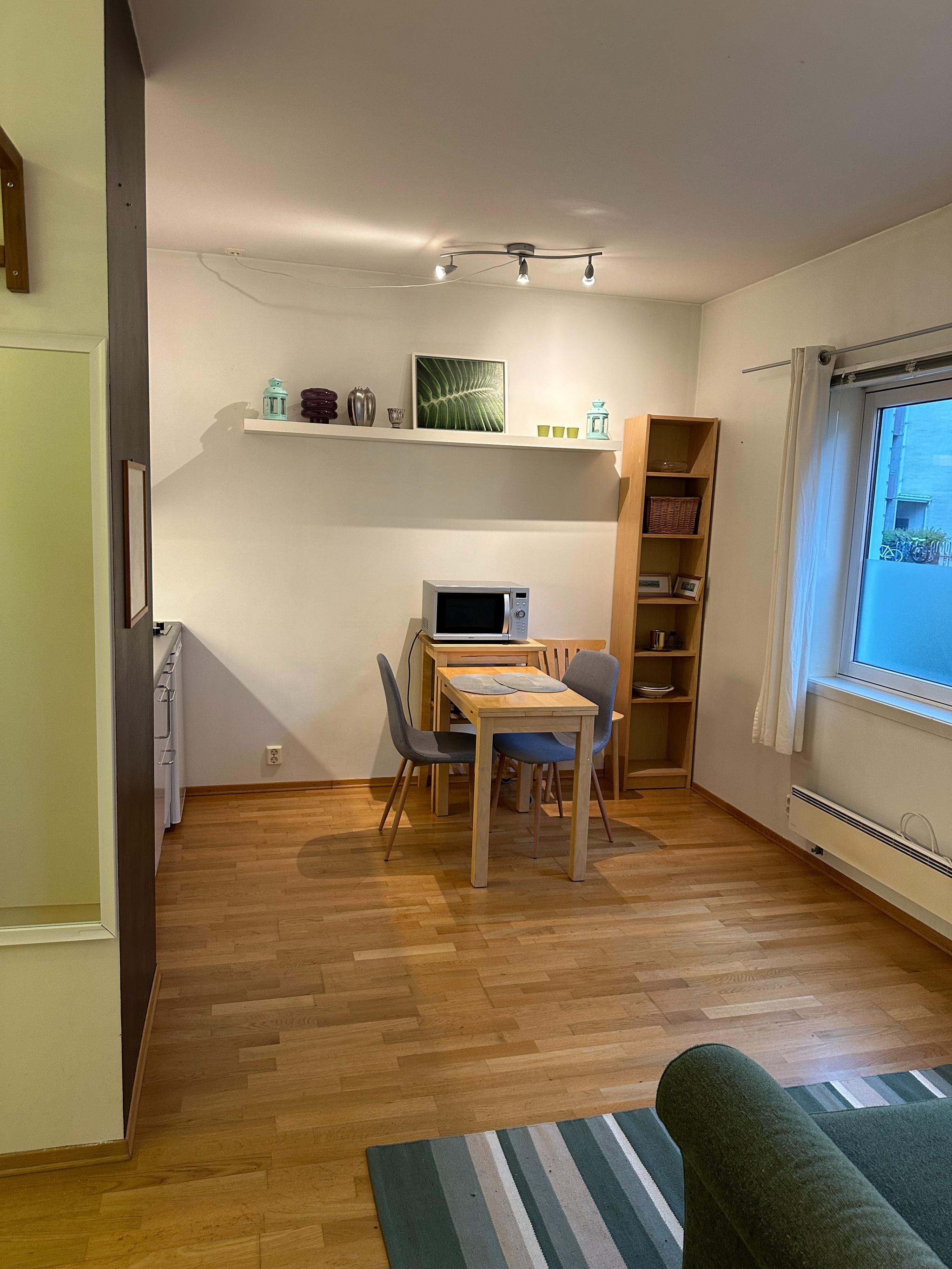 Stue/kjøkken, gammelt bilde